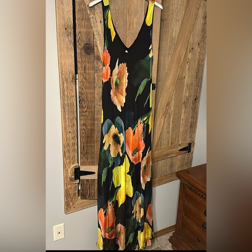 Silk tank dress